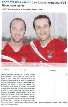 P5-FC Priay-CS Béon-09-11-2014